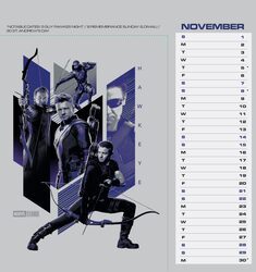 Marvel - biurkowy kalendarz 2026