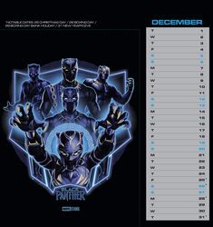 Marvel - biurkowy kalendarz 2026