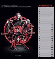 Marvel - biurkowy kalendarz 2026