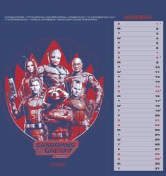 Marvel - biurkowy kalendarz 2026