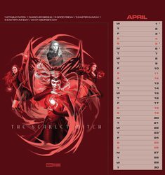 Marvel - biurkowy kalendarz 2026