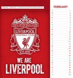 Liverpool FC - biurkowy kalendarz 2026