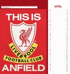 Liverpool FC - biurkowy kalendarz 2026