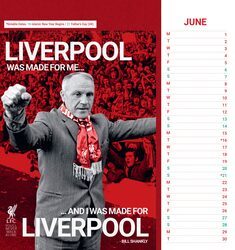 Liverpool FC - biurkowy kalendarz 2026