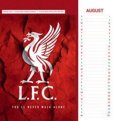 Liverpool FC - biurkowy kalendarz 2026
