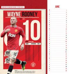 Manchester United FC - biurkowy kalendarz 2026