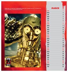 Star Wars Gwiezdne Wojny - biurkowy kalendarz 2026