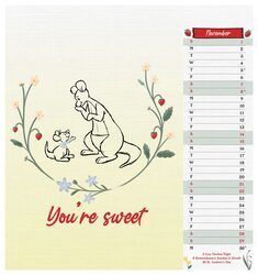 Kubuś Puchatek - biurkowy kalendarz 2026