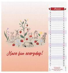 Kubuś Puchatek - biurkowy kalendarz 2026