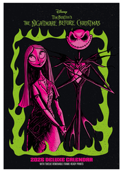 The Nightmare Before Christmas - kalendarz A3 na 2026 rok