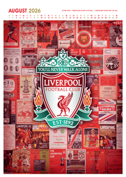 Liverpool FC - kalendarz A3 na 2026 rok