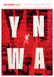 Liverpool FC - kalendarz A3 na 2026 rok