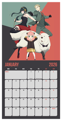 Spy X Family - kalendarz 2026