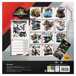 Jurassic World Rebirth - kalendarz 2026