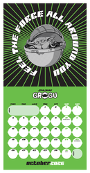 Star Wars The Mandalorian Grogu - kalendarz 2026