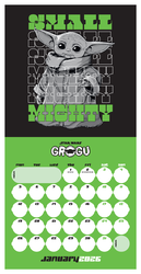 Star Wars The Mandalorian Grogu - kalendarz 2026