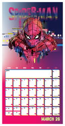 Spiderman - kalendarz 2026
