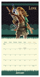 The Legend Of Zelda - kalendarz 2026