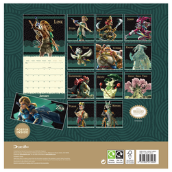 The Legend Of Zelda - kalendarz 2026