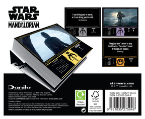 Star Wars The Mandalorian - kalendarz zdzierak 2026