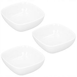 MISECZKI NA PRZEKASKI 3szt porcelanowe do dipów i sosów na imprezę zestaw