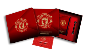 Manchester United FC - zestaw na prezent długopis, kalendarz, pamiętnik 2026