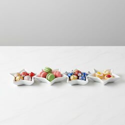 Miseczki na przekąski porcelanowe zestaw świąteczny 29,5cm do sosów dipów