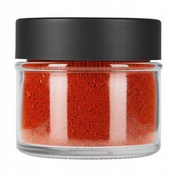 SŁOICZEK NA PRZYPRAWY i zioła pojemnik na żywność 80ml z czarną zakrętką