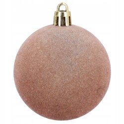Bombki choinkowe zestaw ozdób brązowe miedziane 6 cm 16 sztuk nietłukące