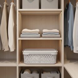 Kosz uniwersalny tworzywo sztuczne beżowy