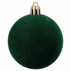 Bombki choinkowe mix 4 wzory zielone 6 cm zestaw 16 sztuk mat połysk