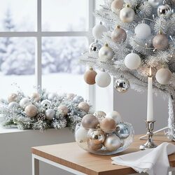 BOMBKI CHOINKOWE 16 sztuk 5 cm 4 perłowe brokatowe welurowe matowe