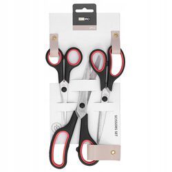 Nożyczki zestaw 3 sztuki domowe biurowe ostre nierdzewne uniwersalne