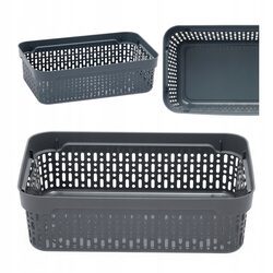 KOSZYK ORGANIZER 18x12 cm do łazienki biurka plastikowy do przechowywania