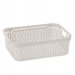 Kosz uniwersalny tworzywo sztuczne beżowy