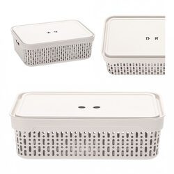 Kosz uniwersalny tworzywo sztuczne beżowy