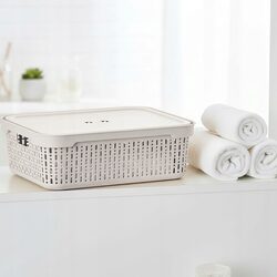 Kosz uniwersalny tworzywo sztuczne beżowy