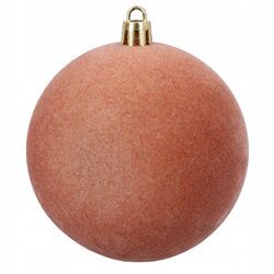 Bombki choinkowe duże 8 cm złote beżowe zestaw 16 sztuk nietłukące mix