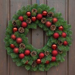 Bombki choinkowe małe 5 cm czerwone zestaw 16 sztuk nietłukące ozdoby