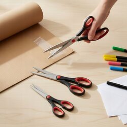 Nożyczki zestaw 3 sztuki domowe biurowe ostre nierdzewne uniwersalne