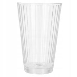 Szklanki do napojów 300ml wysokie zestaw 3 szt ryflowane do wody i soku