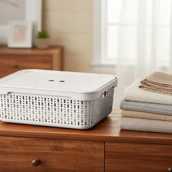 Kosz uniwersalny tworzywo sztuczne beżowy