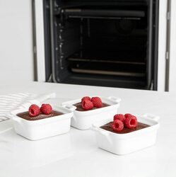 KOKILKI żaroodporne do deserów suflet miska ceramiczna do zapiekania