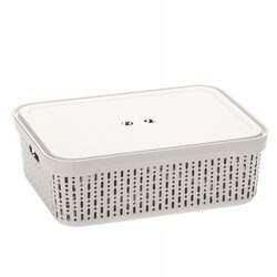 Kosz uniwersalny tworzywo sztuczne beżowy