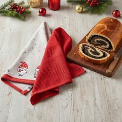 ŚCIERKA KUCHENNA bawełniane ręczniczki kuchenne zestaw 2 szt na święta