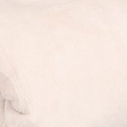 KOC 160x200 kremowy naturalny z mikrofibry gładki miękki dwustronny ciepły