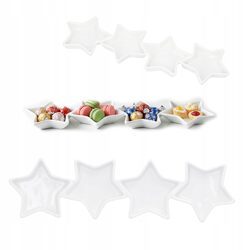 Miseczki na przekąski porcelanowe zestaw świąteczny 29,5cm do sosów dipów