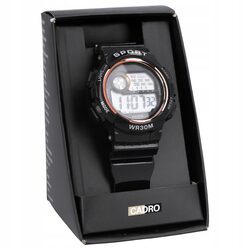 Zegarek sportowy damski elektroniczny cyfrowy wodoodporny stoper alarm