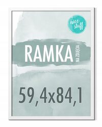 RAMKA 59,4X84,1 A1 RAMKA NA ZDJĘCIA PLAKAT Ramki na zdjęcie BIAŁA BIAŁE
