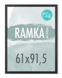 RAMKA 61x91,5 RAMKA NA ZDJĘCIA 91,5x61 Ramki na zdjęcie CZARNA CZARNE